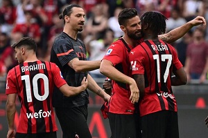 Il Milan vince a San Siro e l'Inter a Cagliari