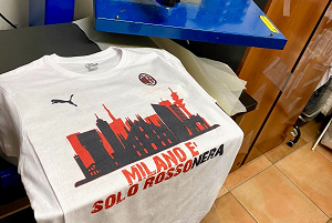 Magliette del Milan contraffatte: chiusa stamperia clandestina