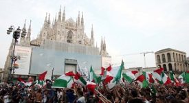 Polemica fra Salvini e Sala per il maxi schermo mancato