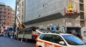 Crolla gru: grave operaio