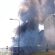 Grosso incendio negli orti di via Fabio Massimo