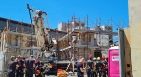 Crolla soletta feriti 5 operai