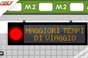 Binari troppo caldi: M2 costretta a rallentare