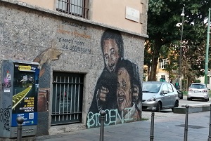 De Corato: imbrattato murale dedicato a Falcone e Borsellino