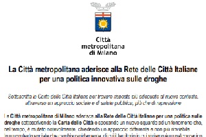 De Corato: follia Città Metropolitana che sostiene uso delle droghe