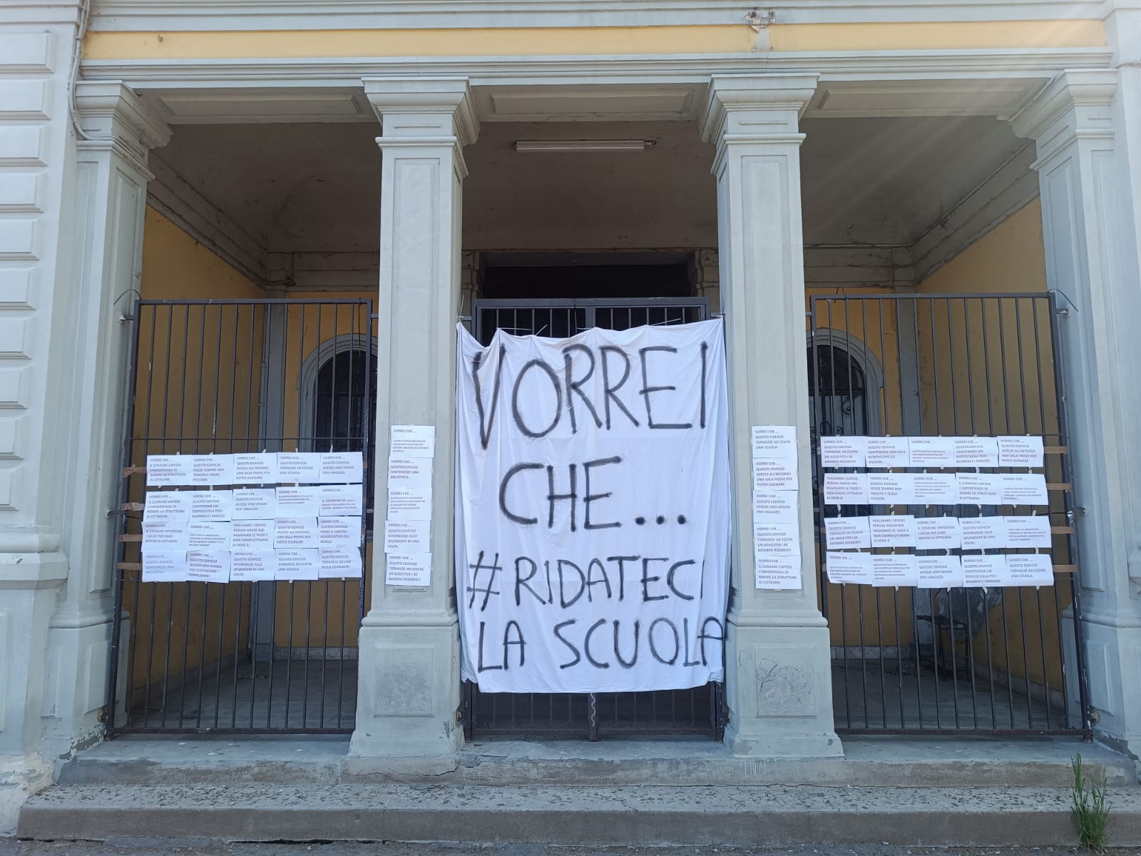 no ai minori non accompagnati al Borgo di Chiaravalle